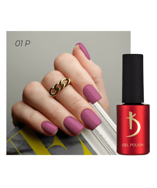 01P Gel polish Pink 7 ml image 0