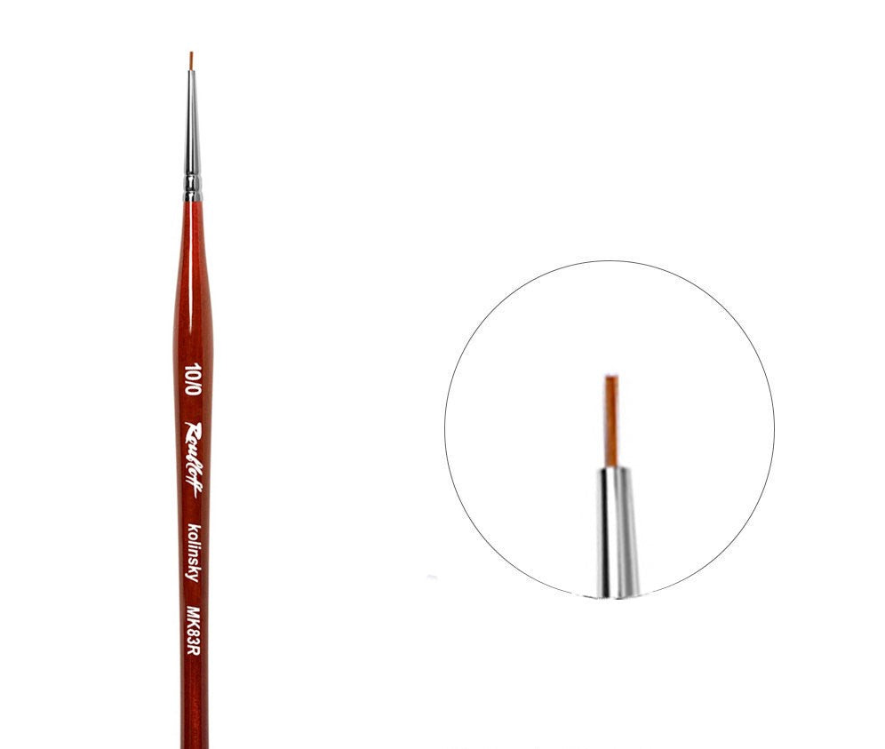 MK83R N.10/0 Roubloff Brush, Kolinsky, Dots image 0