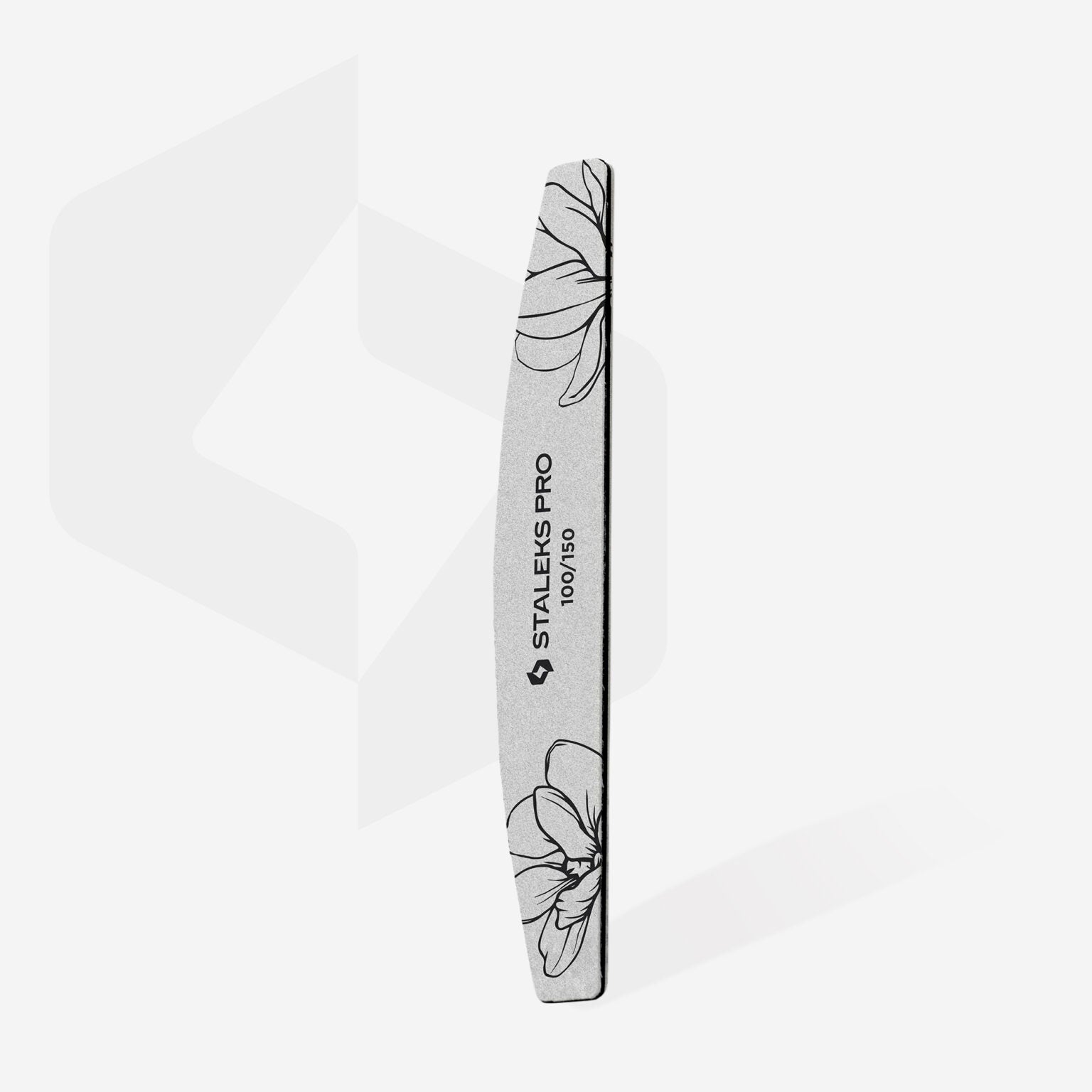 NFE-40-100/150-25 25 pcs Crescent mineral nail file 100/150 gr image 1