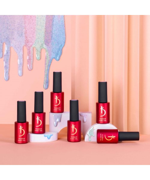 Color rubber base gel "Souffle" 01, 7ml image 1