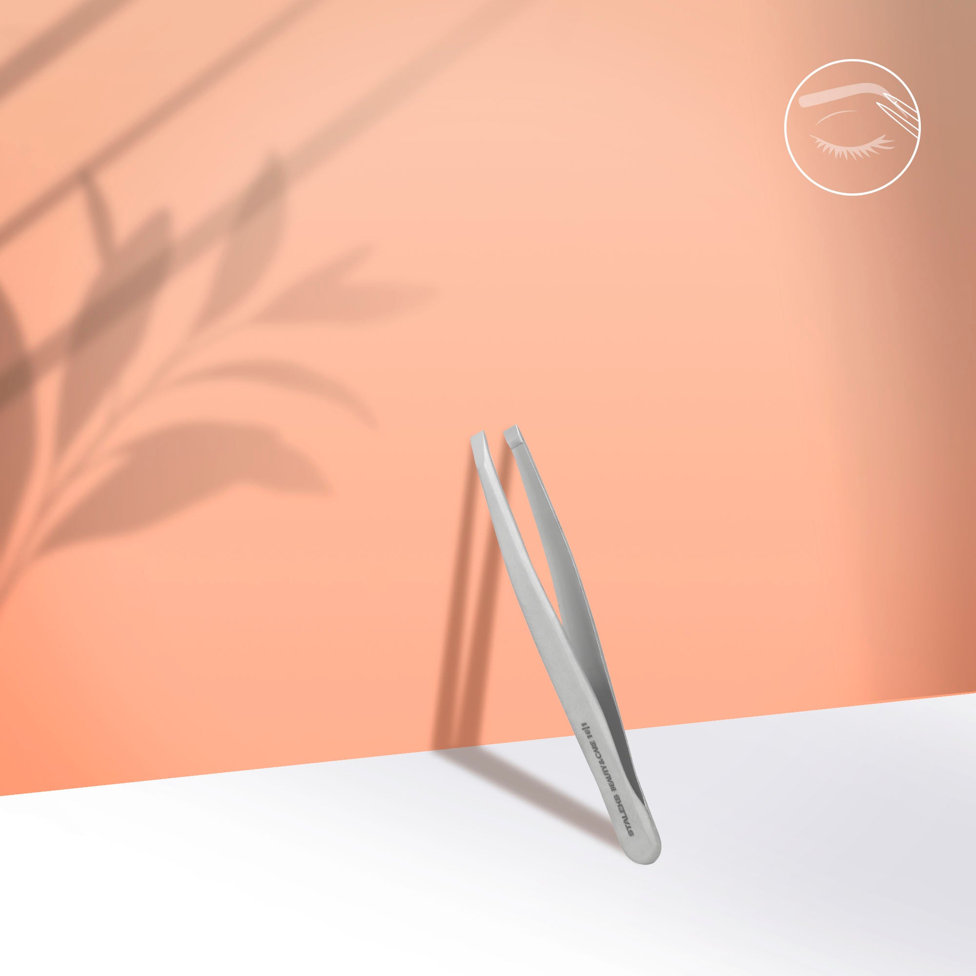 BEAUTY & CARE TBC-10/1 Eyebrow Tweezers (Wide straight) image 0