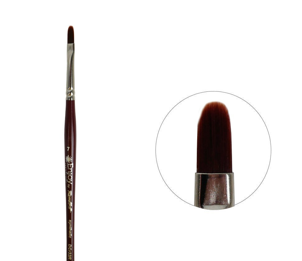 DCr33R N.7 Enjoy by Roubloff Brush, Oval image 0