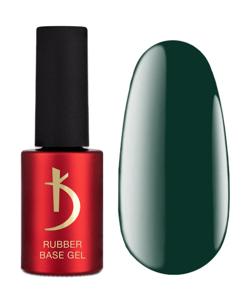 Color Rubber Base gel , Forest Green, 7 ml image 0