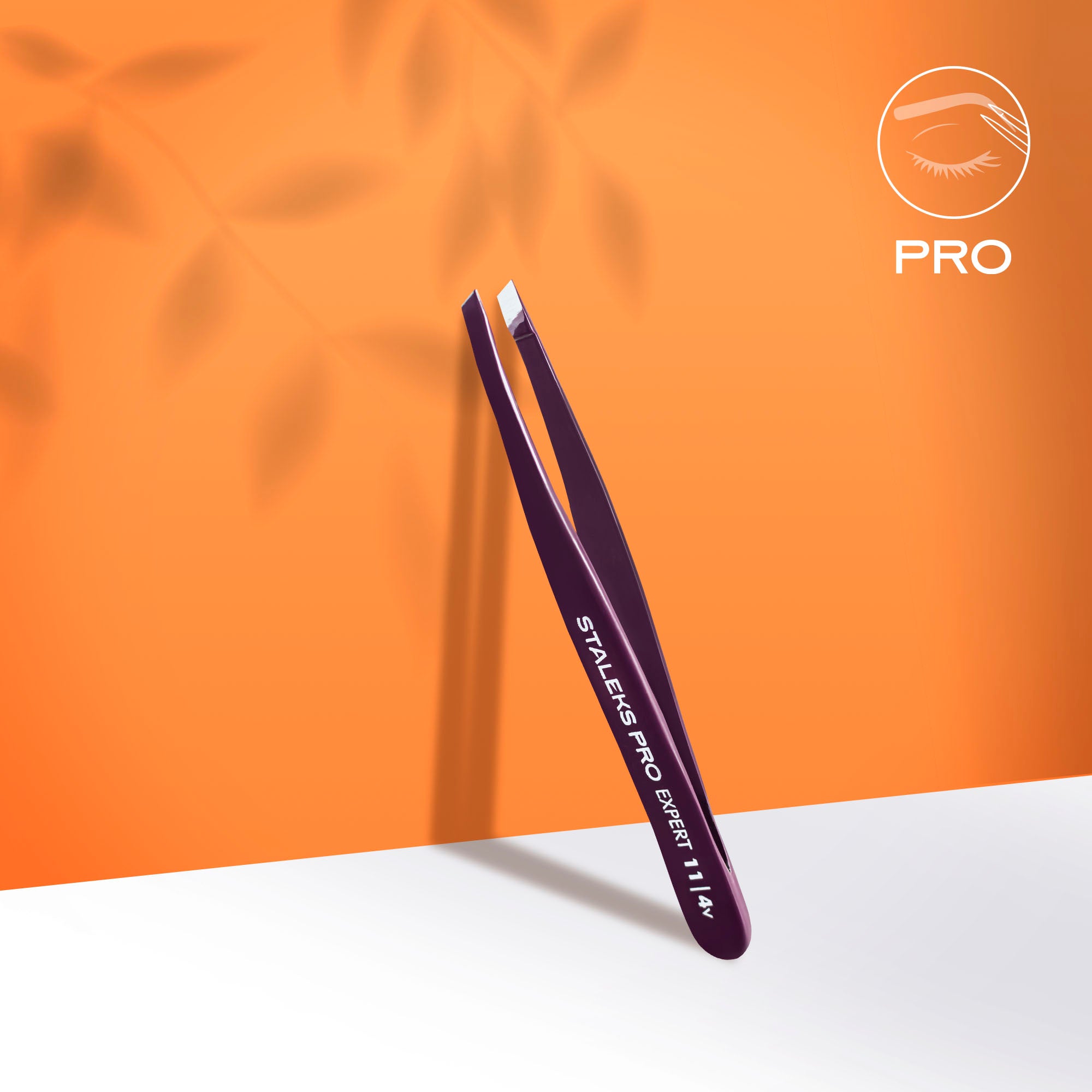 TE-11/4v Eyebrow tweezers Staleks Pro Expert image 0