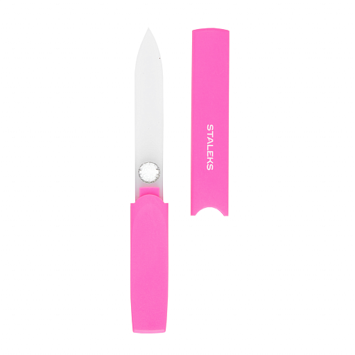 FBC-13-128 Nail file BEAUTY & CARE 13 128 mm Glass , Pink image 0