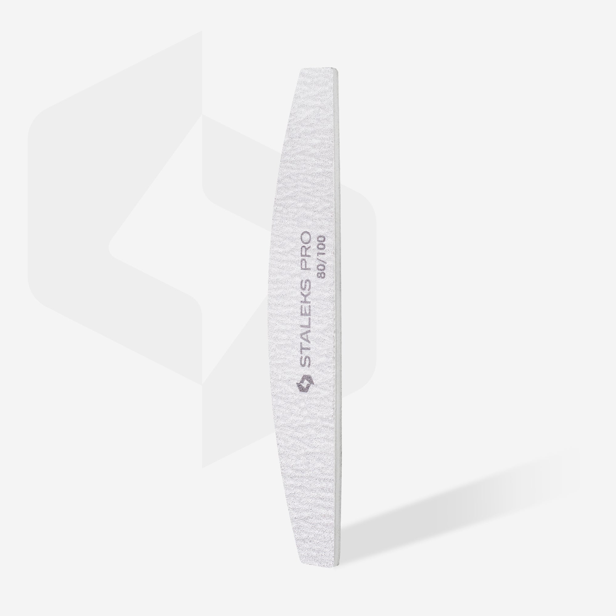 NFB-41/5 Mineral crescent nail file SMART 80/100 grit, 5 pcs/set image 2