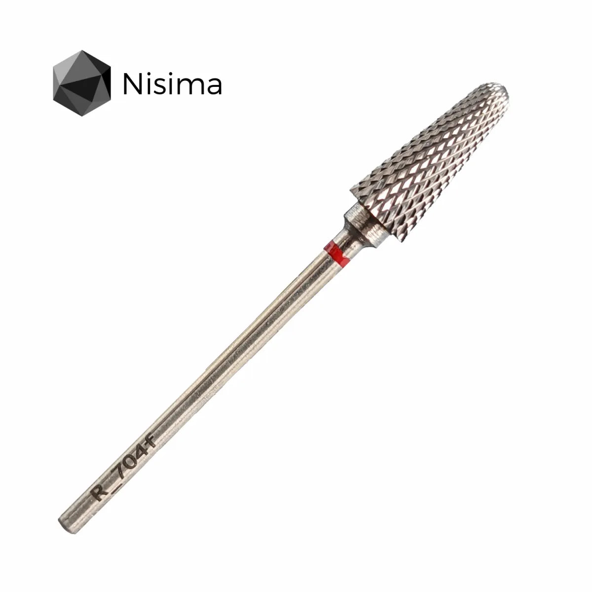 L(R)_704f Carbide drill bit cone, red image 0