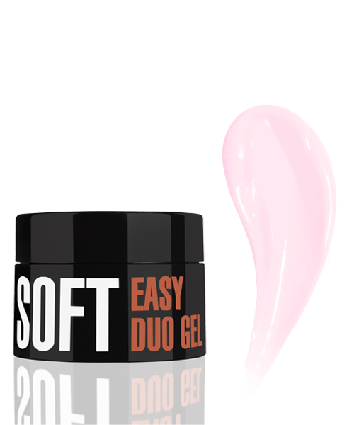 Easy Duo Gel Soft "Pretty Pink" Professional acrylic-gel system 35g image 0