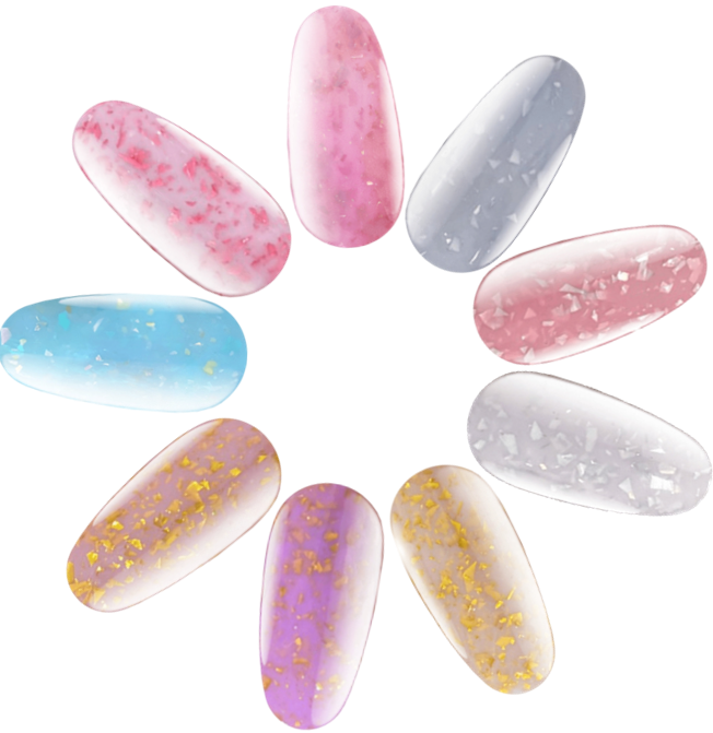 Cover Base Gel FLAKE