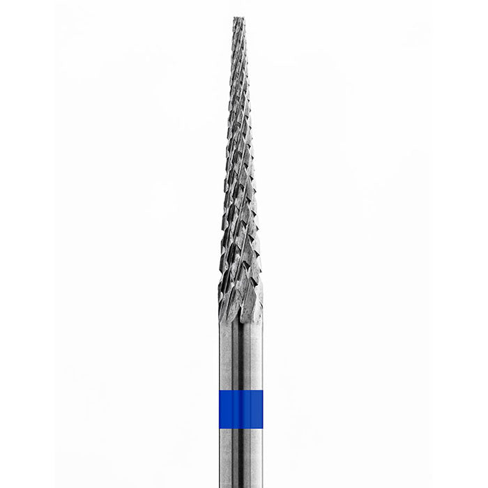 Carbide Fissure Bit 31013, Needle, Medium, Blue image 0