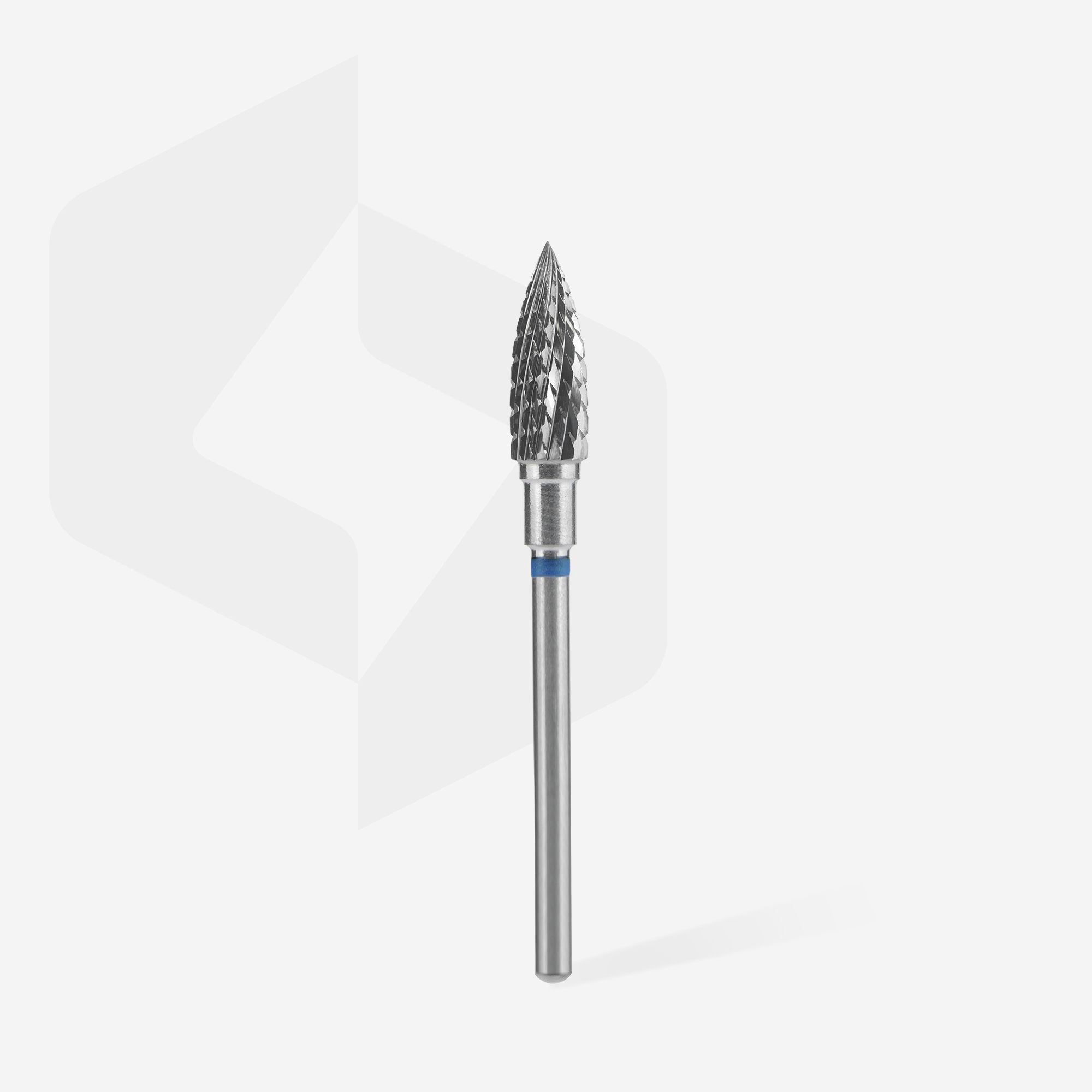 Carbide nail drill bit flame blue EXPERT head diameter 5 mm / working part 13.5 mm