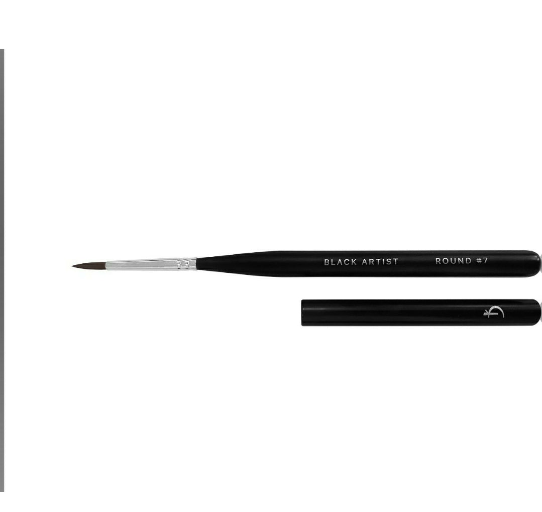 Brush for nail modeling Black Artist, round N 7 image 1