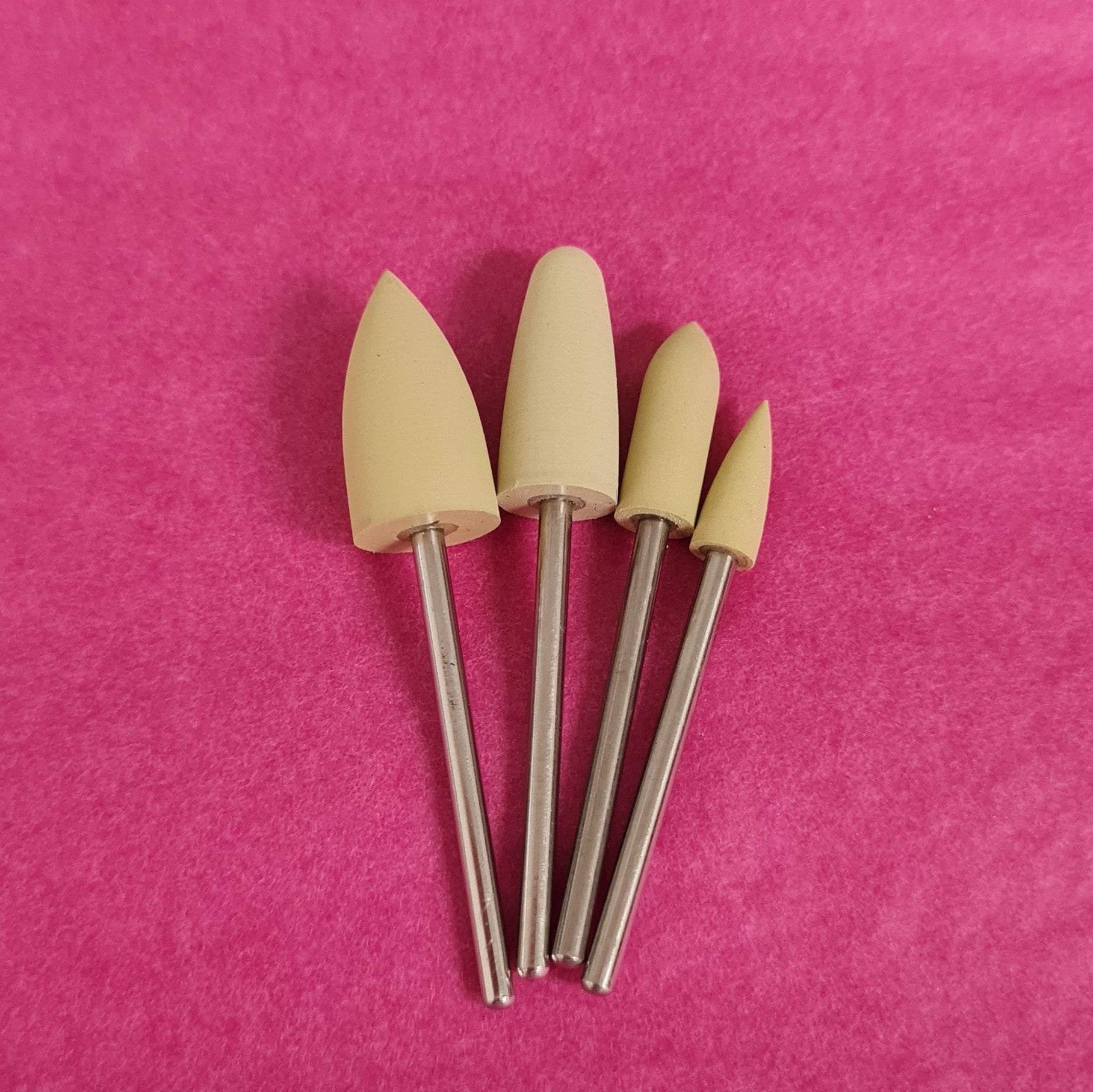 Polisher drill bits for E-file manicure/pedicure,  4 pcs  image 0