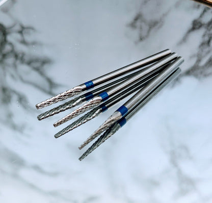 Carbide Fissure Bit  31013, Needle, Medium,   Blue image 1