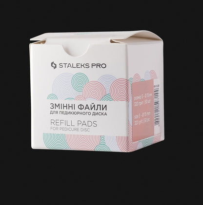 PDF-10-320  REFILL PADS FOR PEDICURE DISC STALEKS PRO XS 320 GRIT (50 PC) image 2