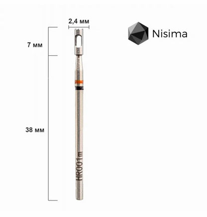 Hr001mK  Carbide crown (hollow) cutter Ø 2.4 mm image 1