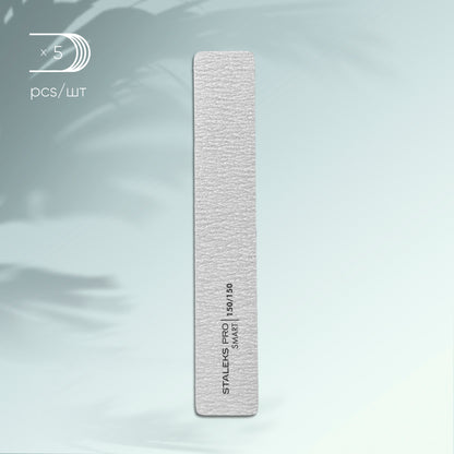 NFB-31/9  Mineral broad straight nail file Smart, 150/150 grit, (5 pc image 0