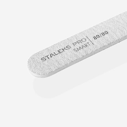 NFB-21/3  Mineral straight nail file SMART 80/80 grit, 5 pcs/set image 1