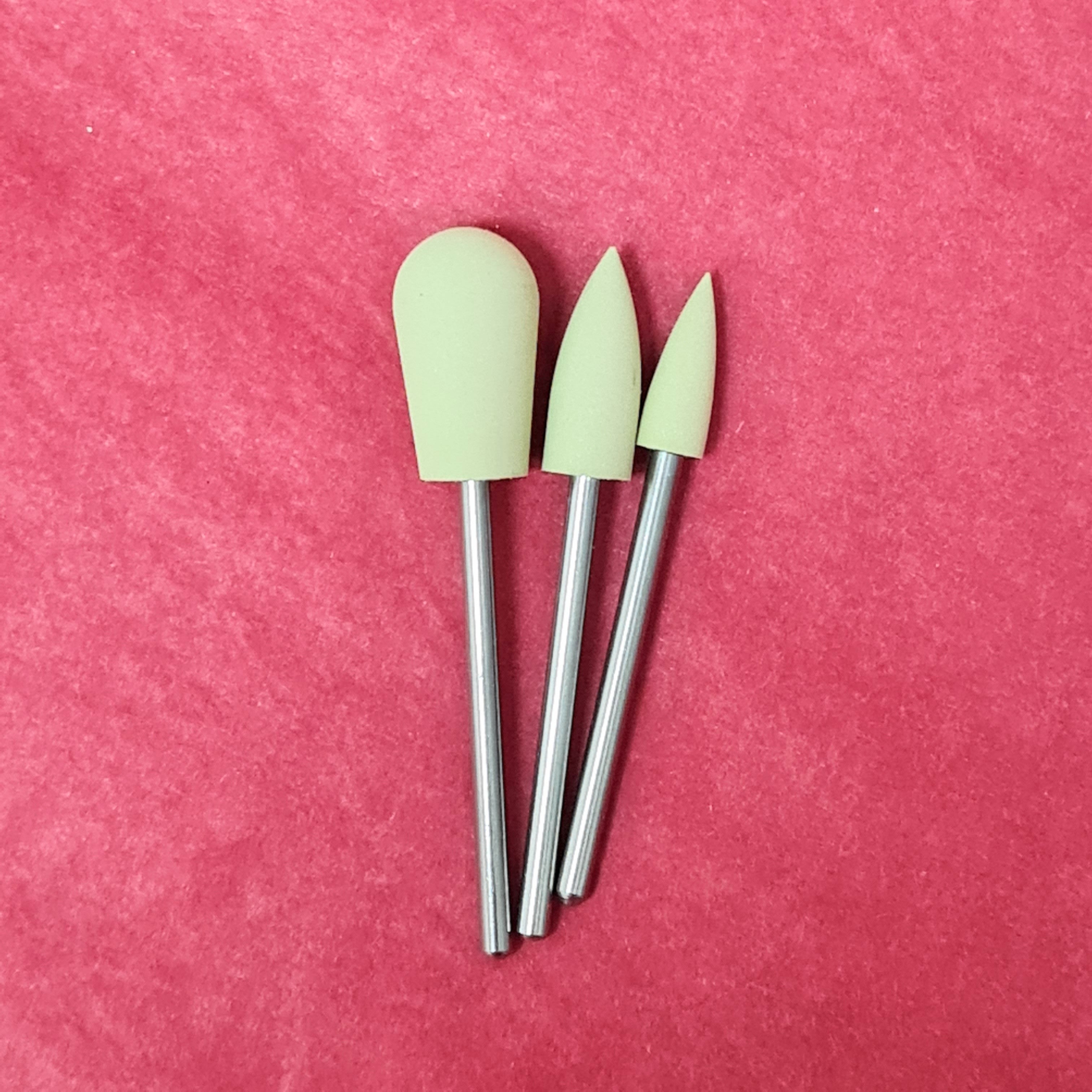  Polisher drill bits for E-filemanicure,  3 pcs  image 0