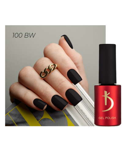 100BW Gel Polish Black and White 7 ml image 0