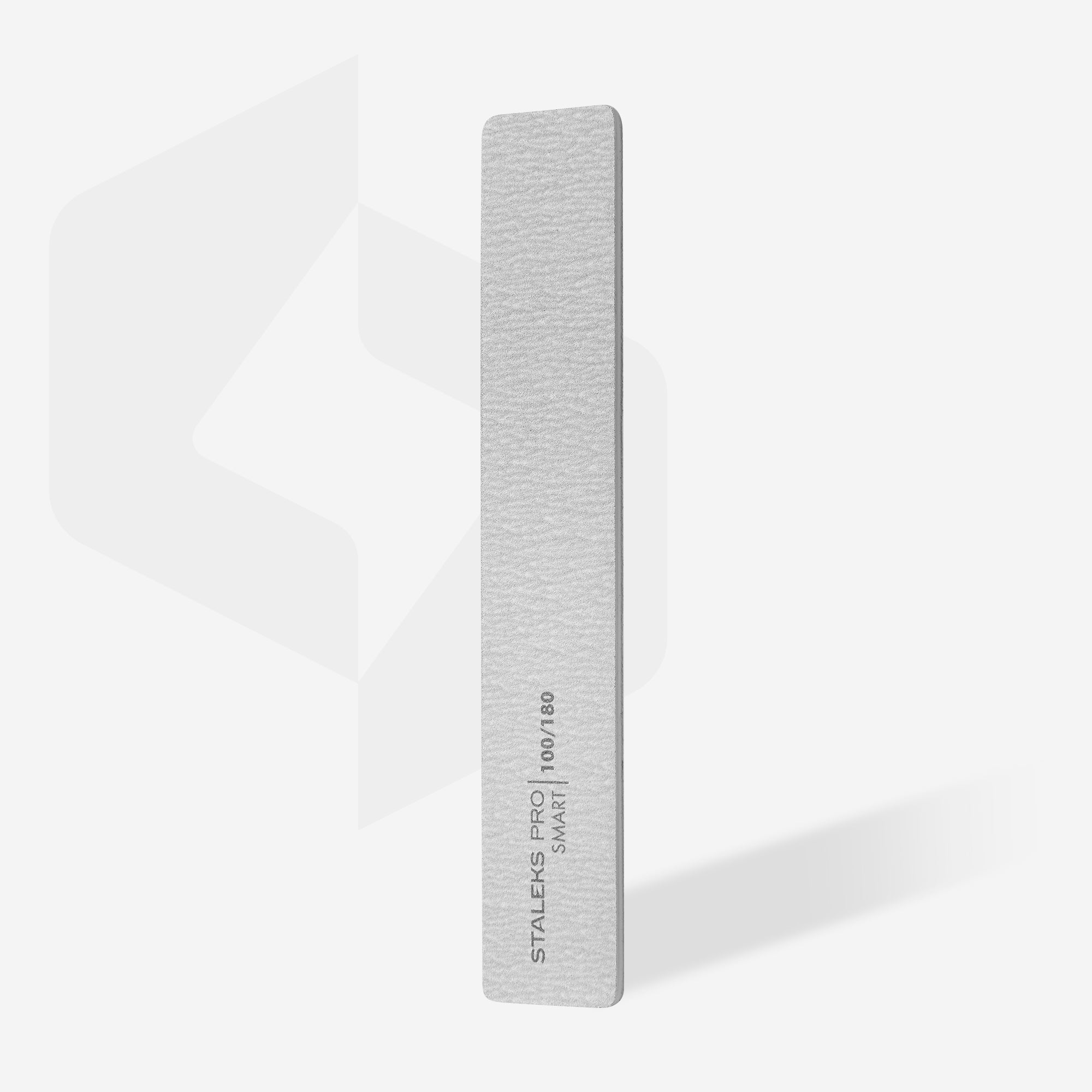 NFB-31/1 Mineral broad straight nail file  Smart, 100/180 grit, (5 pc) image 2