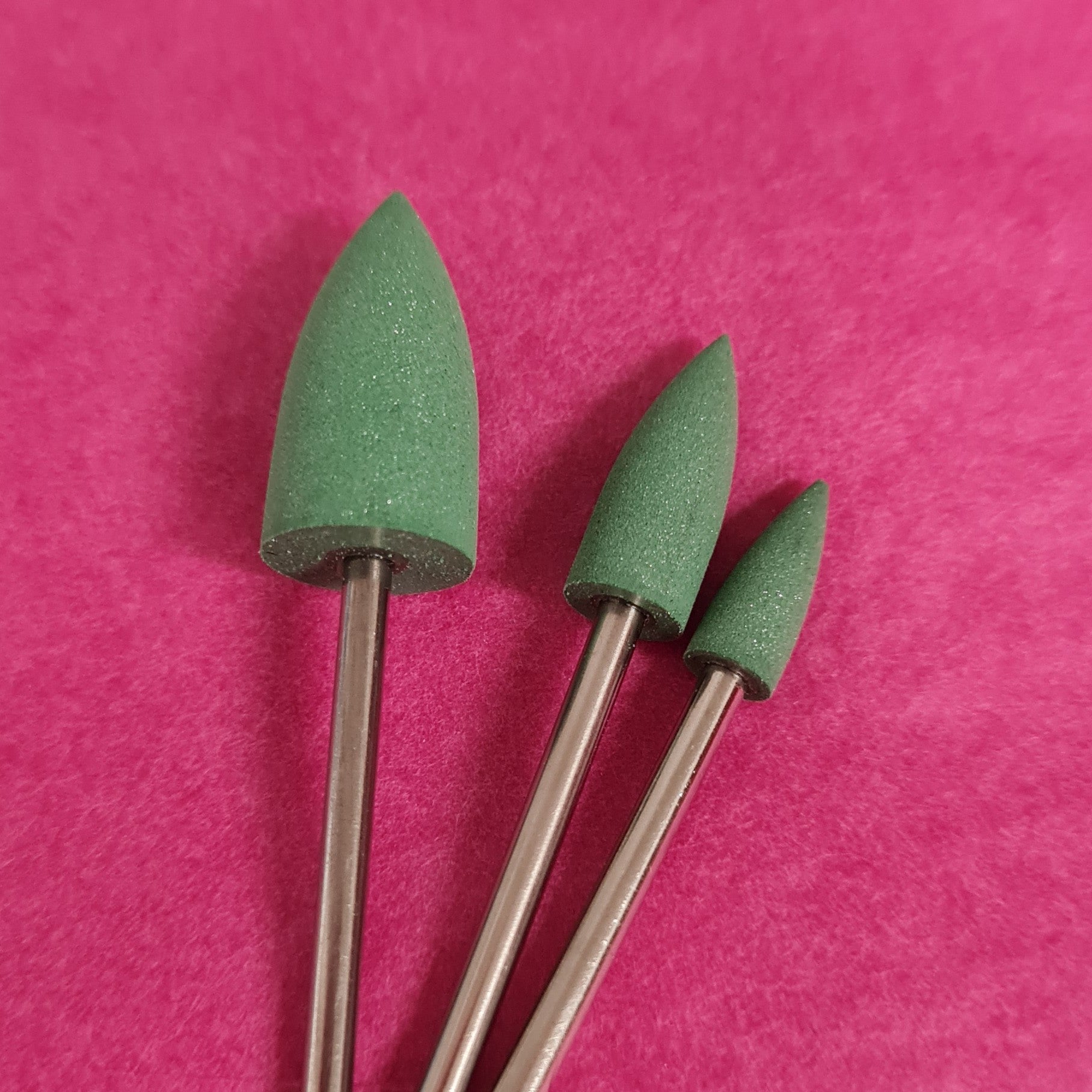 Polisher drill bits for E-file manicure/pedicure,  3 pc image 0