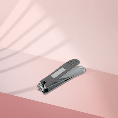 Nail clipper small with matte handle and nail file BEAUTY & CARE 50