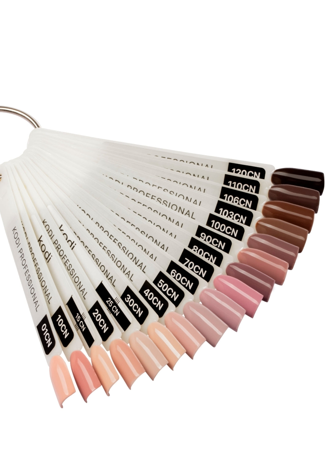 Palette of gel polishes "Capuccino" 17 tips  image 1