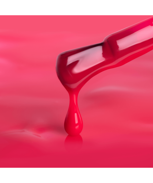 Color Rubber Base gel,  Watermelon, 7ml image 2