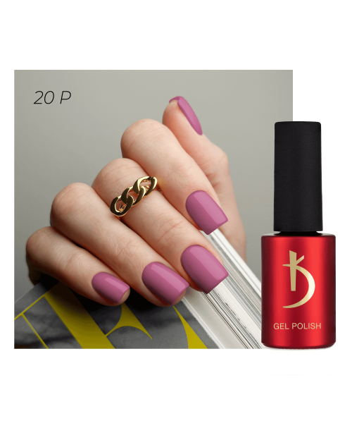 20P Gel polish Pink 7 ml image 0
