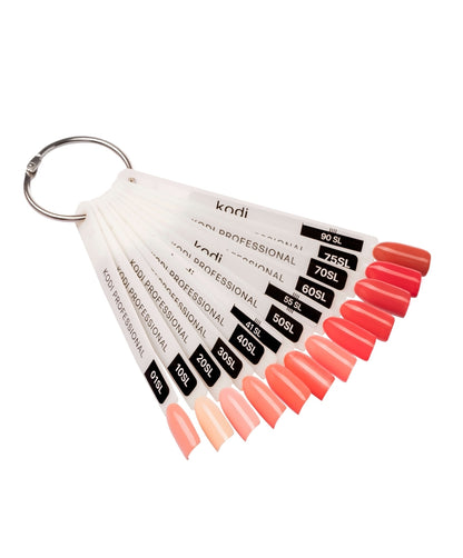 Palette of gel polishes "Salmon " 12 tips  image 0