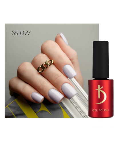 65BW Gel Polish Black and White 7 ml image 0