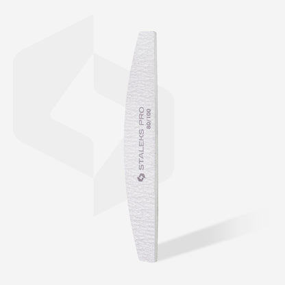 NFB-41/5 Mineral crescent nail file SMART 80/100 grit, 5 pcs/set image 2