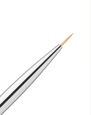 Gold painting brush,  size 00/3, nylon pile image 0