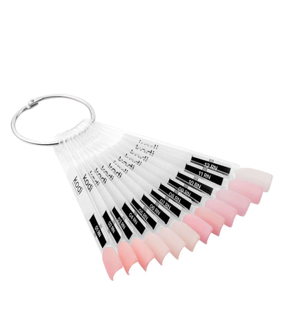 Palette of gel polishes "Romantic  Nude"  12 tips  image 0