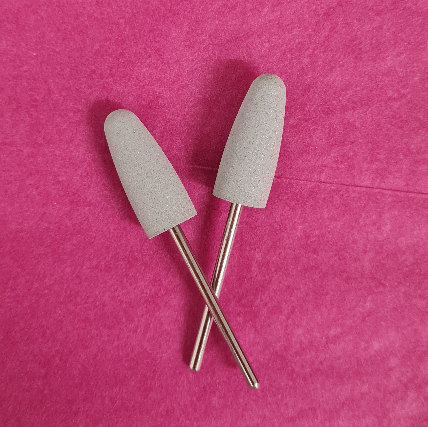 Polisher drill bit for E-file manicure/pedicure, grey, 1 pc image 0