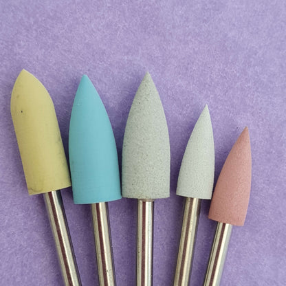 Polisher drill bits for E-file manicure/pedicure, 5 pcs image 0