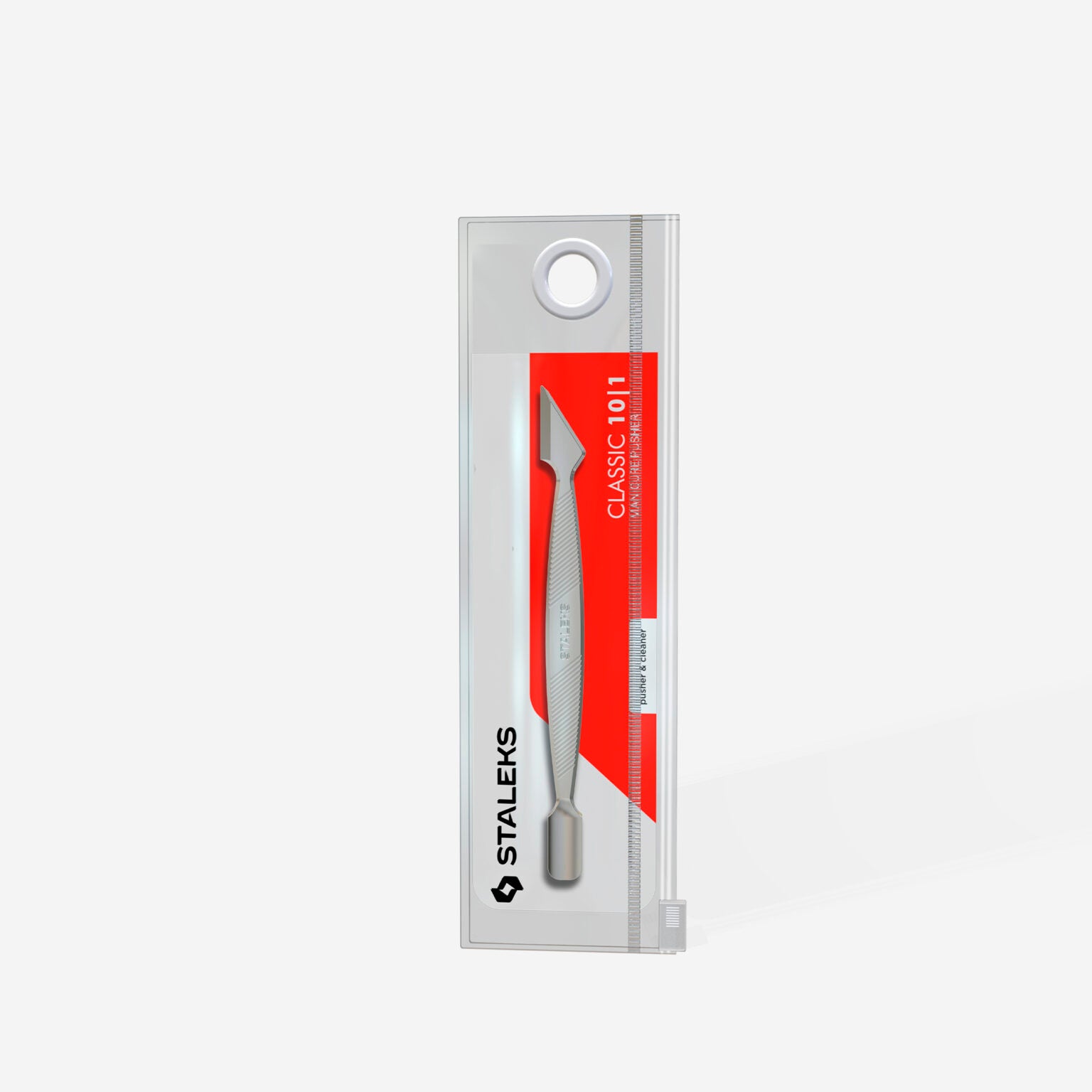 Manicure pusher, flat CLASSIC 10 TYPE 1 (rounded narrow pusher and cleaner)