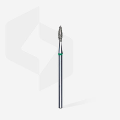 FA10G021/8  Diamond drill bit pointed "Flame", green image 1