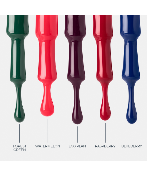 Color Rubber Base gel,  Watermelon, 7ml image 3