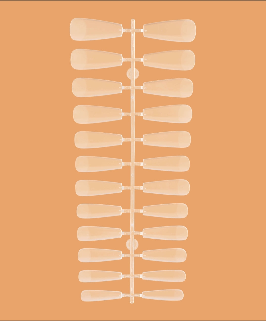 Gel tips for nail extension Matte Ballerina,  240 pcs/pack image 1