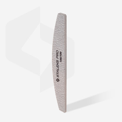 NFB-41/1  Mineral crescent nail file SMART 100/180 grit, 5pcs/set image 1