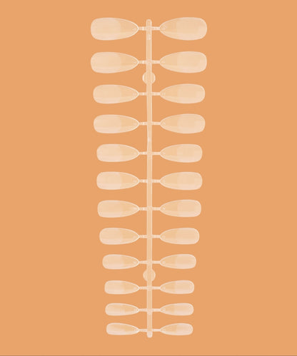 Gel tips for nail extension Medium Almond,  240 pcs/pack image 1