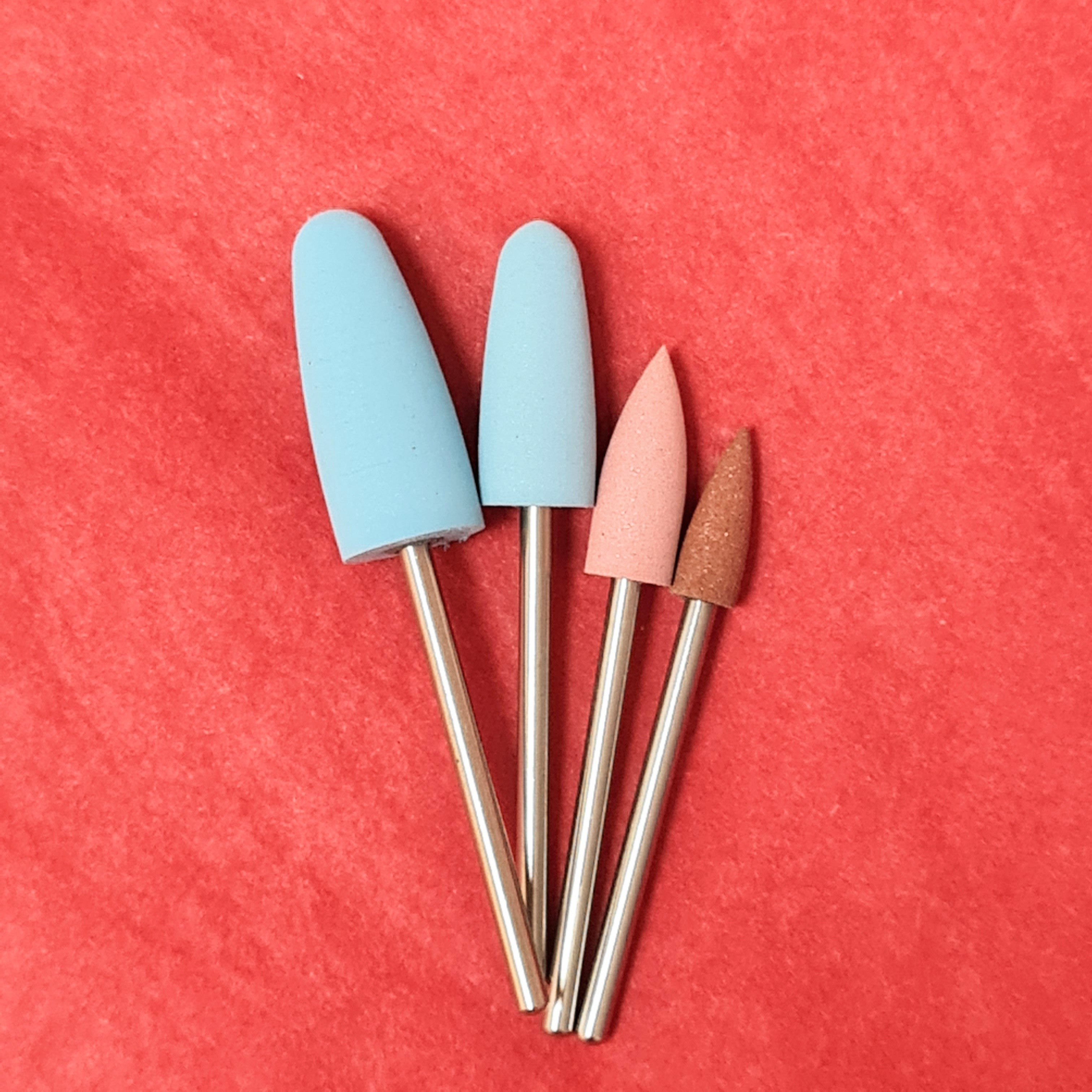 Polisher drill bits for E-filemanicure,  4 pcs  image 0