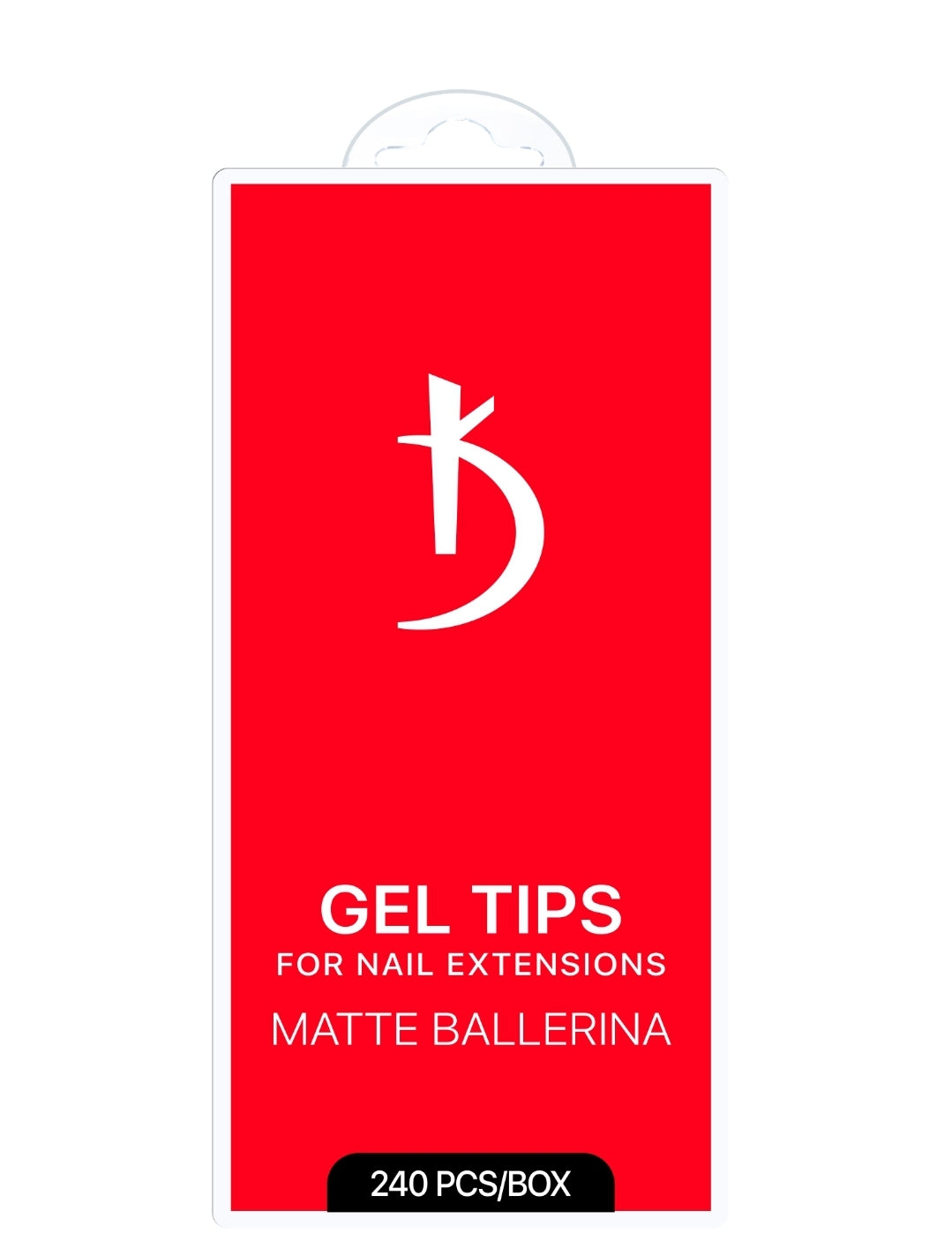 Gel tips for nail extension Matte Ballerina,  240 pcs/pack image 0