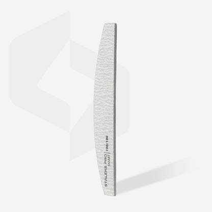 NFB-41/4 Mineral crescent nail file Smart 100/100 grit , 5pcs set image 2