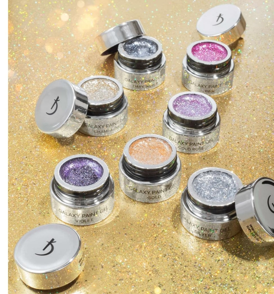 Gel paint Galaxy N02, Silver,  4 ml image 1