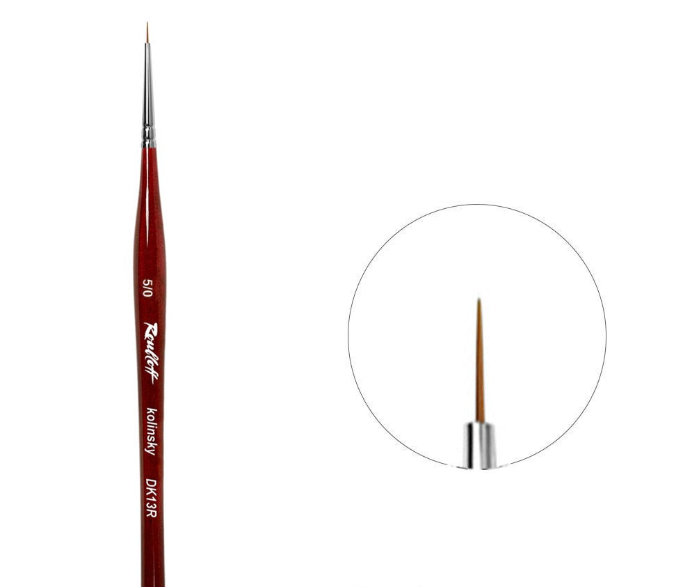 DK13R   N.5/0   Roubloff Brush, Kolinsky, round image 0