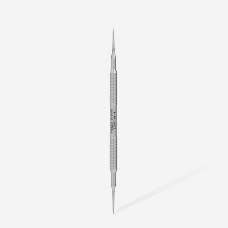 Pedicure toenail file EXPERT 60 TYPE 4 (straight narrow nail file and narrow file with a bent end)