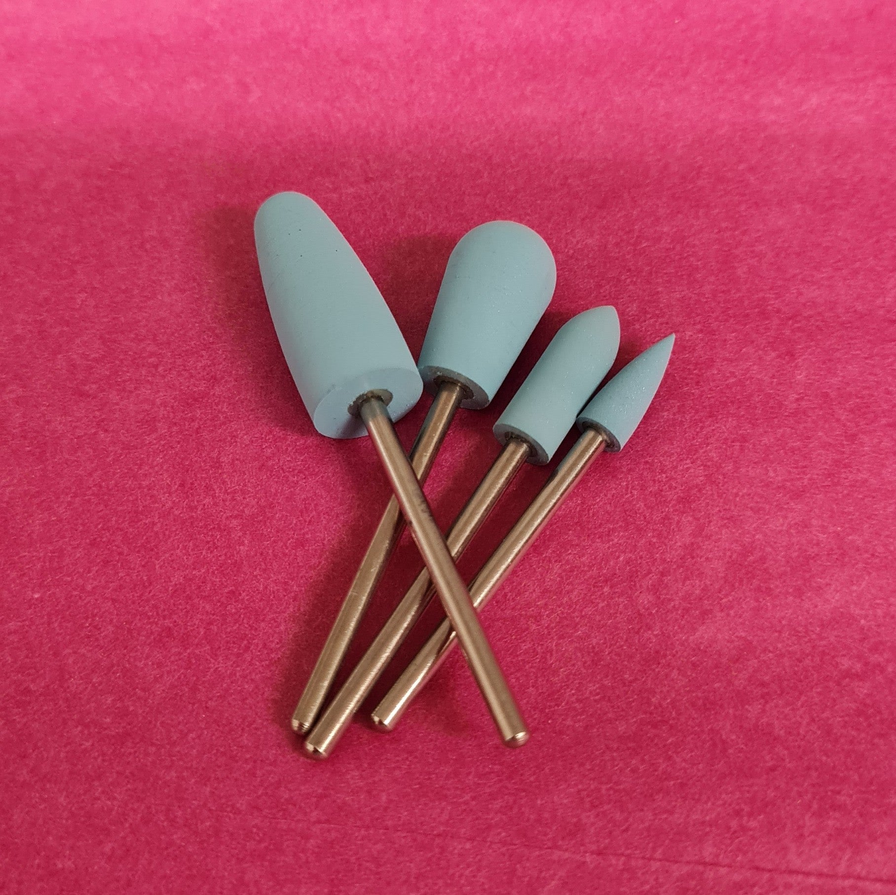 Polisher drill bits for E-file manicure/pedicure,  4 pcs image 1